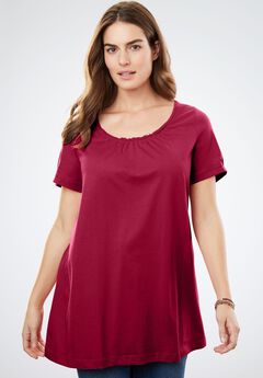extra long t shirts for leggings fendesignz shirred uneck perfect tunic plus size tops for women woman within extra long t shirts for leggings fendesignz shirred uneck perfect tunic plus size tops for women woman within